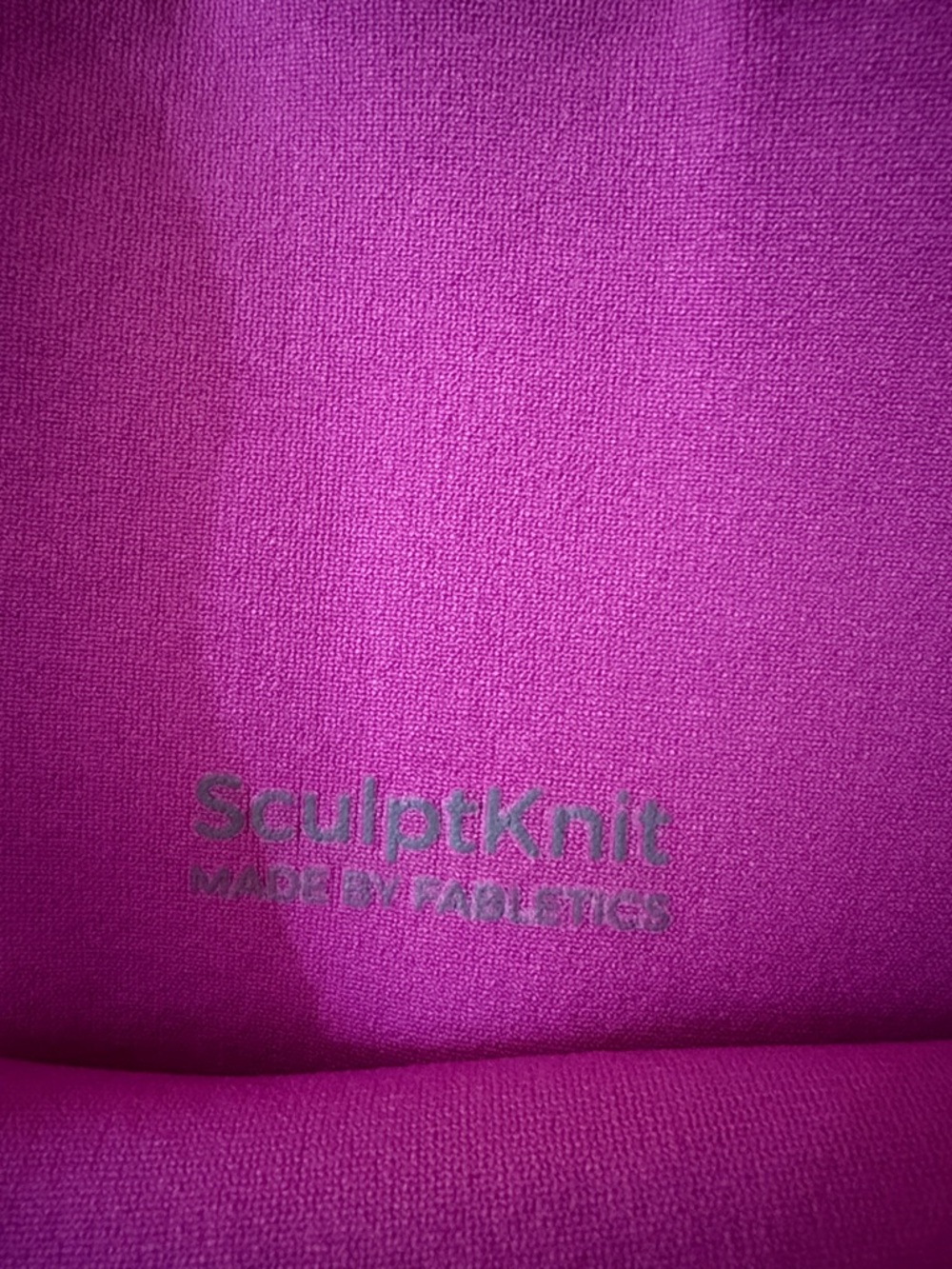 Fabletics SculptKnit Hot Pink Activewear Piece - Picture 2 of 7